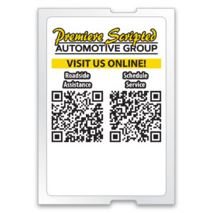 Static Cling Reminders - Custom ROLL - Long - For 5 in 1, Qty. 1 Each