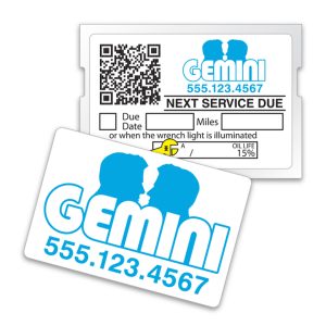 Double Sided Light Adhesive Labels - Custom ROLL Long - Qty. 1 Each