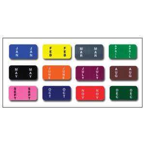 Full Set - Color Code RINGBOOK Months (Jan.-Dec.) 12 Packs