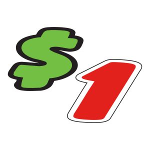 Vinyl Die Cut Number Window Stickers