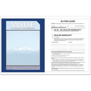 Custom Interior Laser Window Stickers