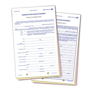 Custom Odometer Disclosure Statements