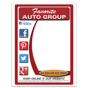 Custom Exterior Laser Window Stickers