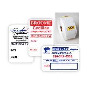 Custom Roll Write-In Reminder Labels